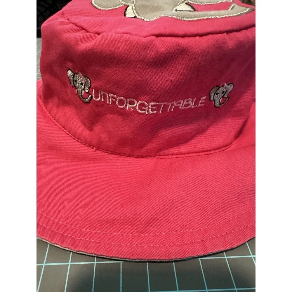 Luvali Reversible Kid's Sun Hats - UPF 50+ Large: 4-6+ years, Hippo And Elephant